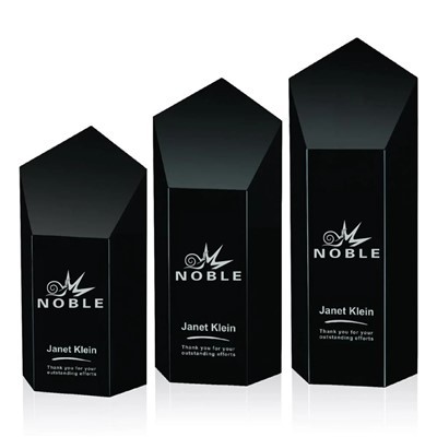 Trofeto Cristal nera .